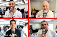 Raphael Seára, Robert, Tato Fischer e Nicola Sena em A mágica em 2015