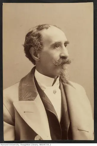 Retrato de Alexander Herrmann, o elegante Herrmann the Great